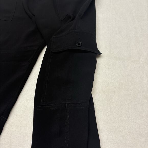 Trina Turk Barrier Islands Utility Cargo Jogger Pants Multi Pocket Black Size 4 - Picture 6 of 13